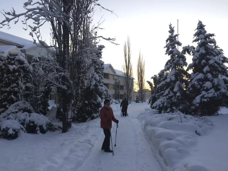 Lunta tulvillaan on raikas talvisää!