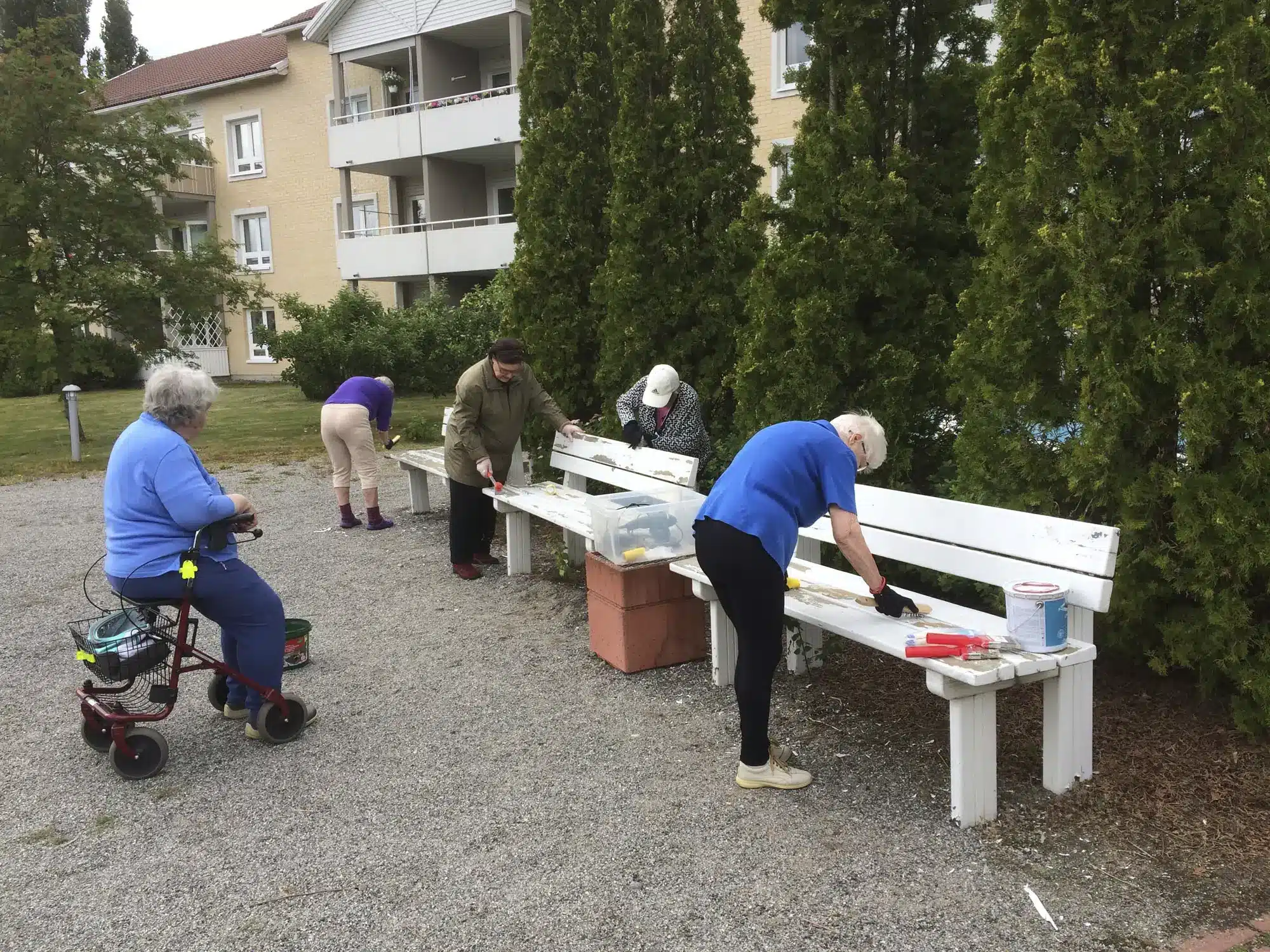 Saga Care Finland Saga Kaskenpuisto sisäpihan kunnostustyöt