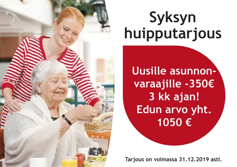 Hyödynnä syksyn huipputarjous!